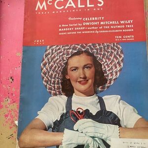 McCall's Vintage July 1939 Magazine Excellent Condition Ephemera Advertising